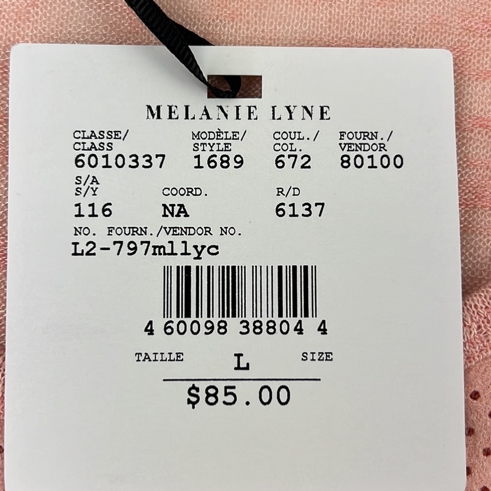 Melanie Lyne  Peach Brushed Suede Sleeveless Tank Top - Picture 5 of 9